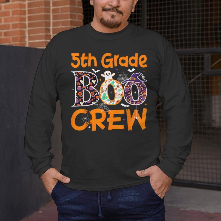 5th Grade Boo Crew Teacher Fifth Grade Halloween Men's Long Sleeve T-Shirt, funny design 5th Grade Boo Crew Teacher Fifth Grade Halloween Men's Long Sleeve T-Shirt, funny design