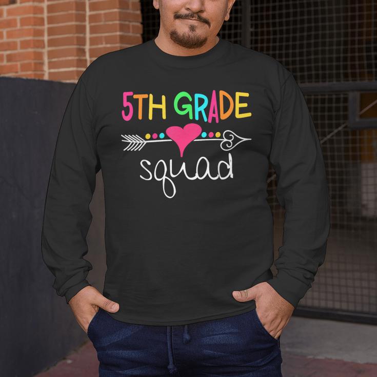 5th Grade Squad Fifth Teacher Student Team Back To School Men's Long Sleeve T-Shirt, funny design 5th Grade Squad Fifth Teacher Student Team Back To School Men's Long Sleeve T-Shirt, funny design