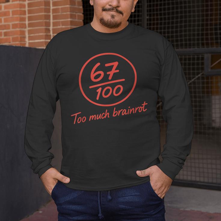 6 7 Brainrot Elementary Teacher Meme 67 Six Seven Men's Long Sleeve T-Shirt, funny design 6 7 Brainrot Elementary Teacher Meme 67 Six Seven Men's Long Sleeve T-Shirt, funny design