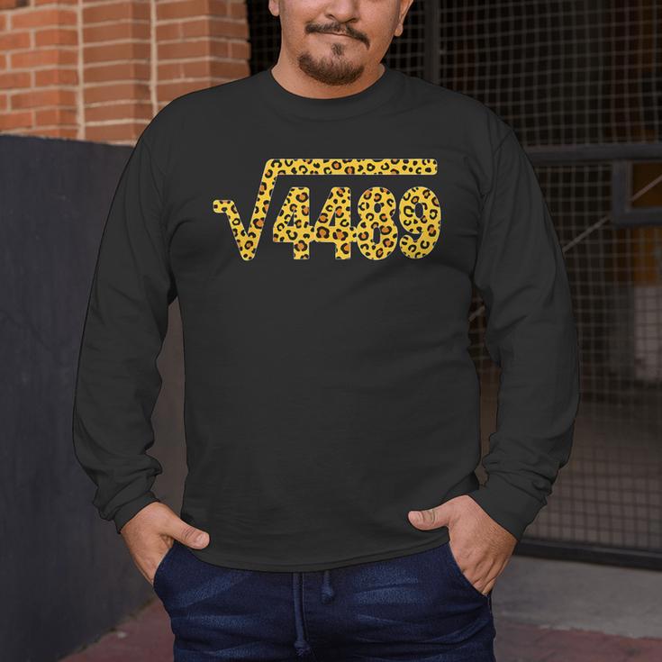 6 7 Leopard Pattern Meme Square Root 4489 Slang Math Teacher Men's Long Sleeve T-Shirt, funny design 6 7 Leopard Pattern Meme Square Root 4489 Slang Math Teacher Men's Long Sleeve T-Shirt, funny design