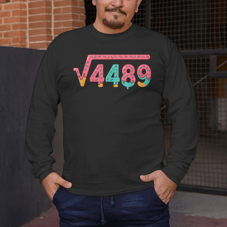67 Ice Cream Drip Meme Square Root 4489 Slang Math Teacher Men's Long Sleeve T-Shirt, funny design 67 Ice Cream Drip Meme Square Root 4489 Slang Math Teacher Men's Long Sleeve T-Shirt, funny design