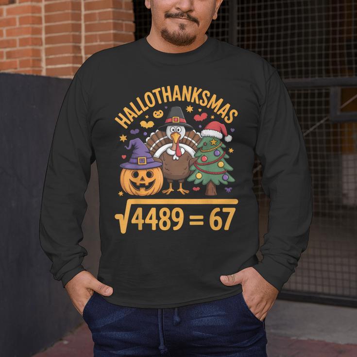 67 Meme Math Teacher Root 4489 Hallothanksmas Six Seven Men's Long Sleeve T-Shirt, funny design 67 Meme Math Teacher Root 4489 Hallothanksmas Six Seven Men's Long Sleeve T-Shirt, funny design