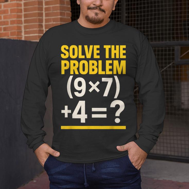 67 Meme Math Teacher School 6-7 Brain Rot Six Seven Men's Long Sleeve T-Shirt, funny design 67 Meme Math Teacher School 6-7 Brain Rot Six Seven Men's Long Sleeve T-Shirt, funny design