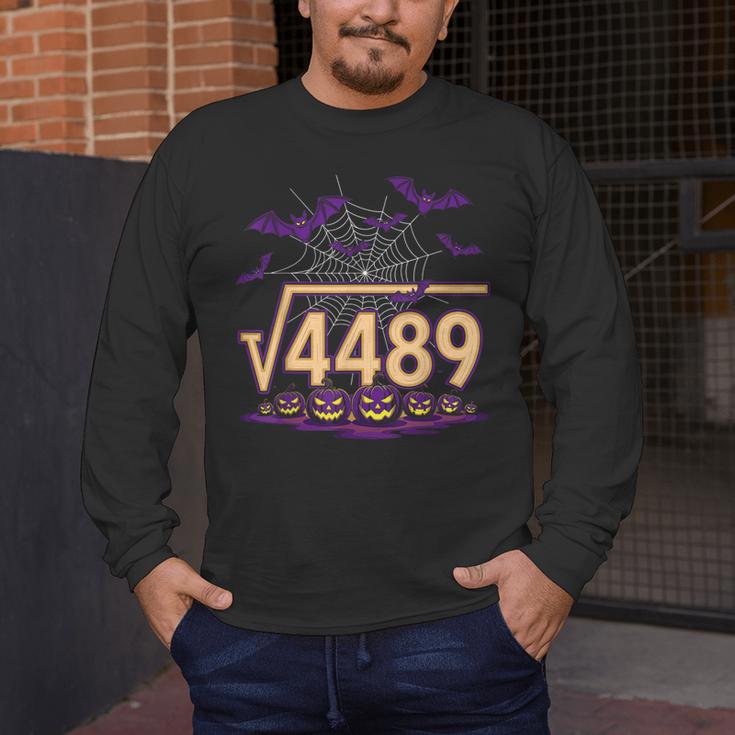 67 Meme Math Teacher Square Root 4489 Halloween Men's Long Sleeve T-Shirt, funny design 67 Meme Math Teacher Square Root 4489 Halloween Men's Long Sleeve T-Shirt, funny design