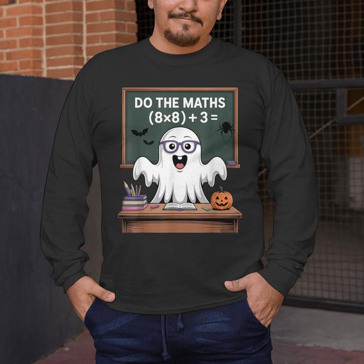 67 Teacher Halloween Ghost Six Seven Meme Do The Maths Men's Long Sleeve T-Shirt, funny design 67 Teacher Halloween Ghost Six Seven Meme Do The Maths Men's Long Sleeve T-Shirt, funny design