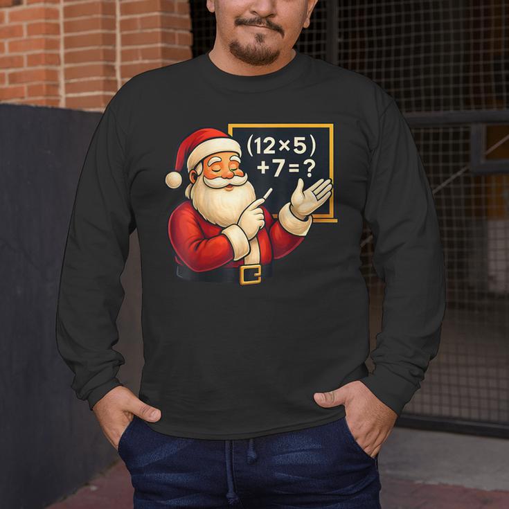 67 Teacher Santa Christmas Six Seven Meme Math Xmas Men's Long Sleeve T-Shirt, funny design 67 Teacher Santa Christmas Six Seven Meme Math Xmas Men's Long Sleeve T-Shirt, funny design