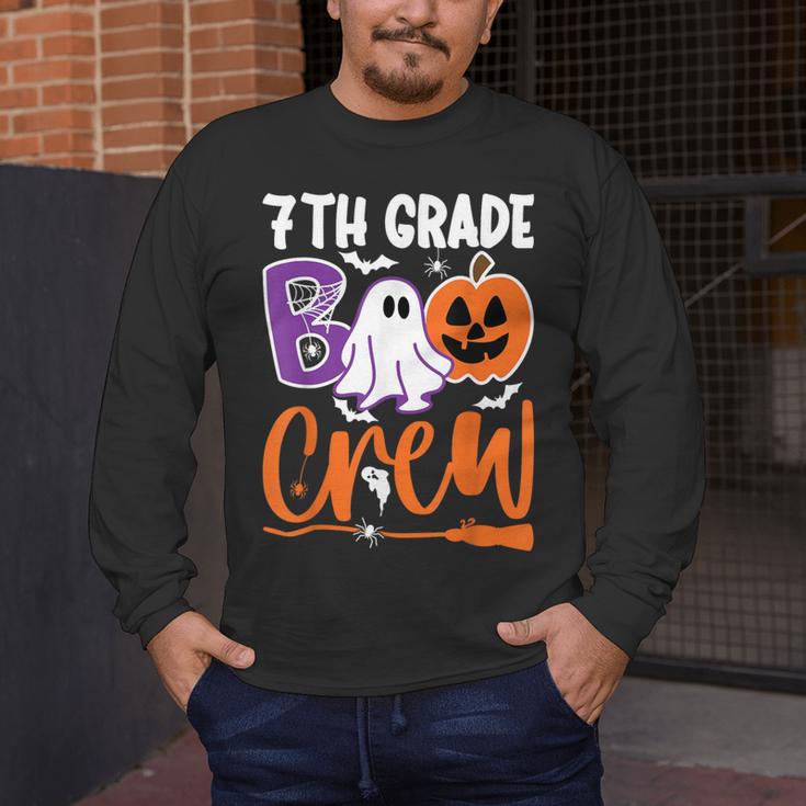 7th Grade Boo Crew Teacher Student Halloween Costume Men's Long Sleeve T-Shirt, funny design 7th Grade Boo Crew Teacher Student Halloween Costume Men's Long Sleeve T-Shirt, funny design