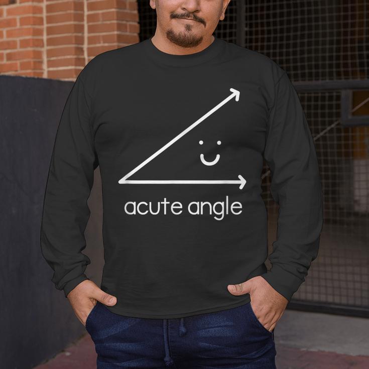 Acute Angle Cute Math Teacher Men's Long Sleeve T-Shirt, funny design Acute Angle Cute Math Teacher Men's Long Sleeve T-Shirt, funny design