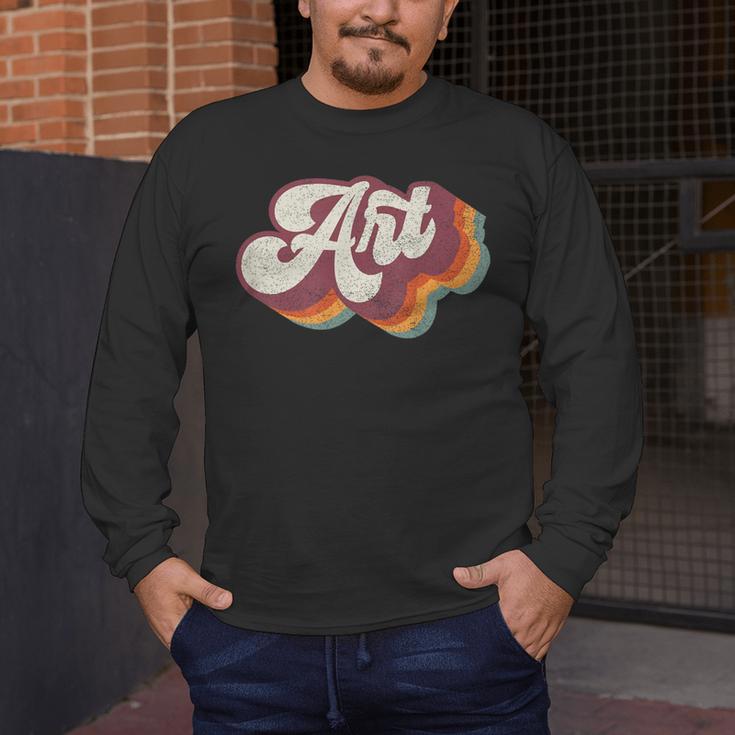 Art Teacher Back To School Men's Long Sleeve T-Shirt, funny design
