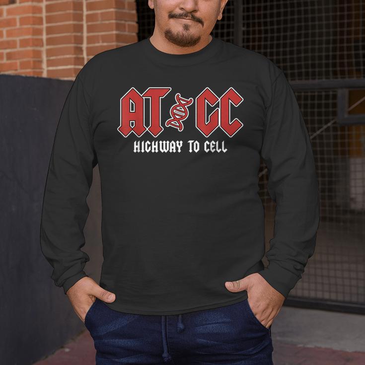 ATGC Teacher Student Biology Men's Long Sleeve T-Shirt, funny design ATGC Teacher Student Biology Men's Long Sleeve T-Shirt, funny design