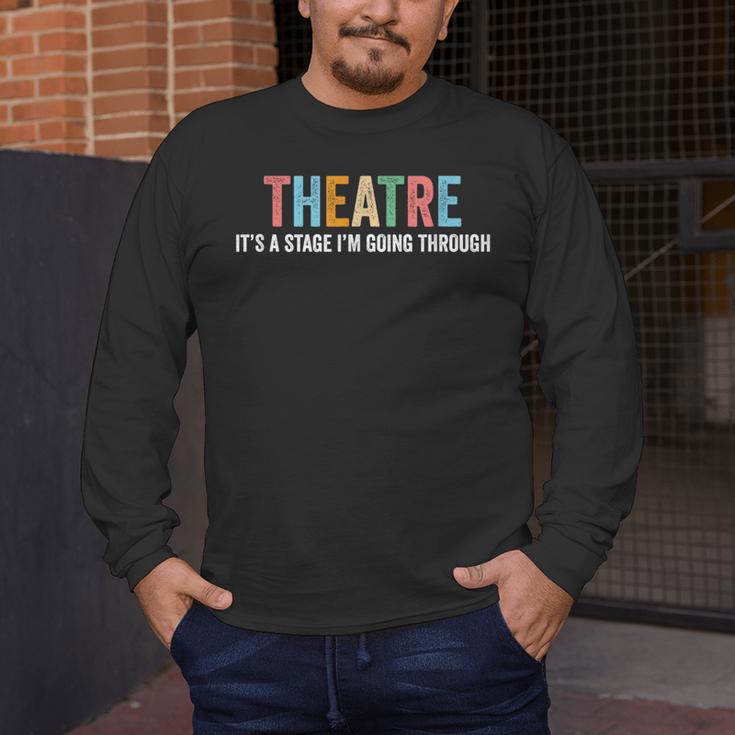 Theatre Drama Teacher Stage Play Broadway Theatre Men's Long Sleeve T-Shirt, funny design Theatre Drama Teacher Stage Play Broadway Theatre Men's Long Sleeve T-Shirt, funny design