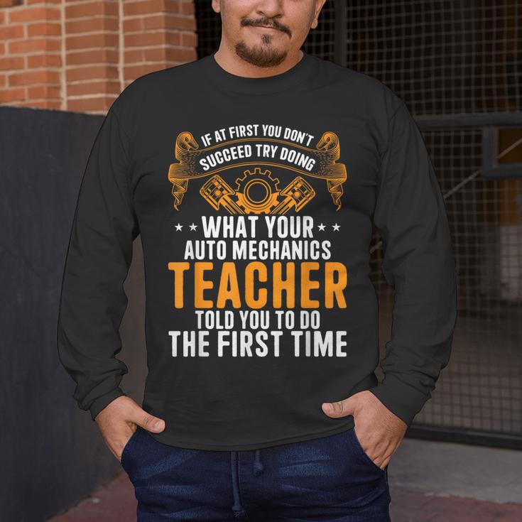 Auto Mechanic Teacher Car Repair Auto Mechanic Men's Long Sleeve T-Shirt, funny design Auto Mechanic Teacher Car Repair Auto Mechanic Men's Long Sleeve T-Shirt, funny design