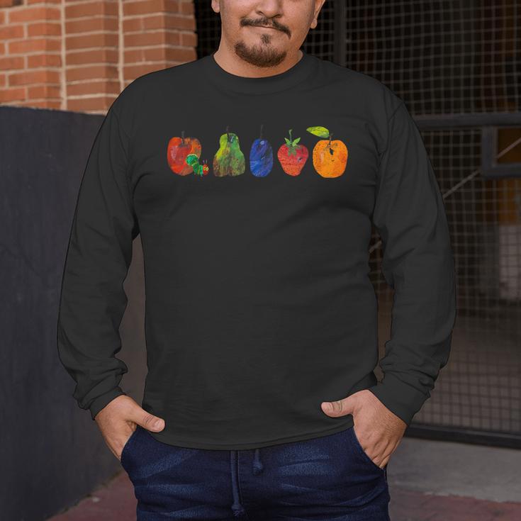 Back To School Cute Hungry Lover Fruits Teacher Men's Long Sleeve T-Shirt, funny design Back To School Cute Hungry Lover Fruits Teacher Men's Long Sleeve T-Shirt, funny design
