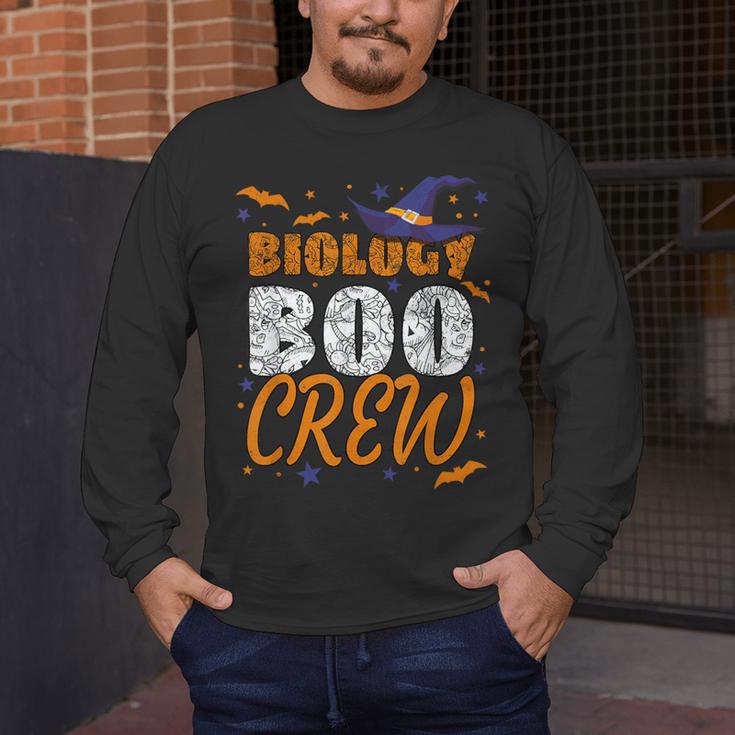 Biology Boo Crew Halloween Biology Teacher Matching For Men Women Kids Men's Long Sleeve T-Shirt, funny design Biology Boo Crew Halloween Biology Teacher Matching For Men Women Kids Men's Long Sleeve T-Shirt, funny design