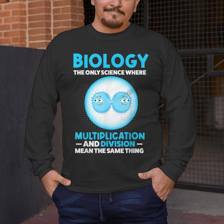 Biology Facts Science Teacher Student Biologist Men's Long Sleeve T-Shirt, funny design Biology Facts Science Teacher Student Biologist Men's Long Sleeve T-Shirt, funny design