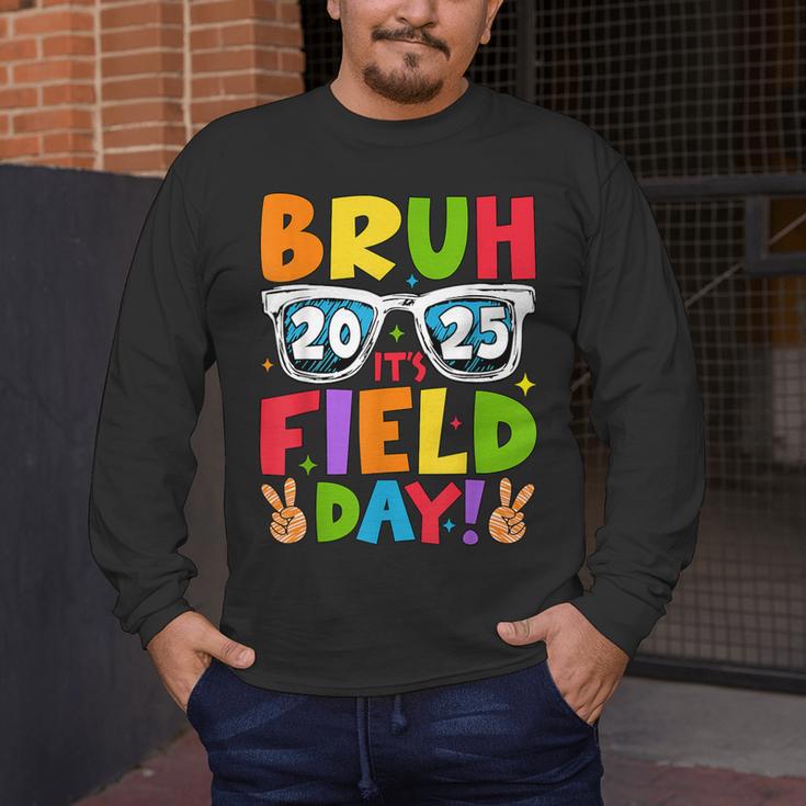 Bruh It's Field Day Teacher Boys Girls Kids Field Day 2025 Men's Long Sleeve T-Shirt, funny design Bruh It's Field Day Teacher Boys Girls Kids Field Day 2025 Men's Long Sleeve T-Shirt, funny design