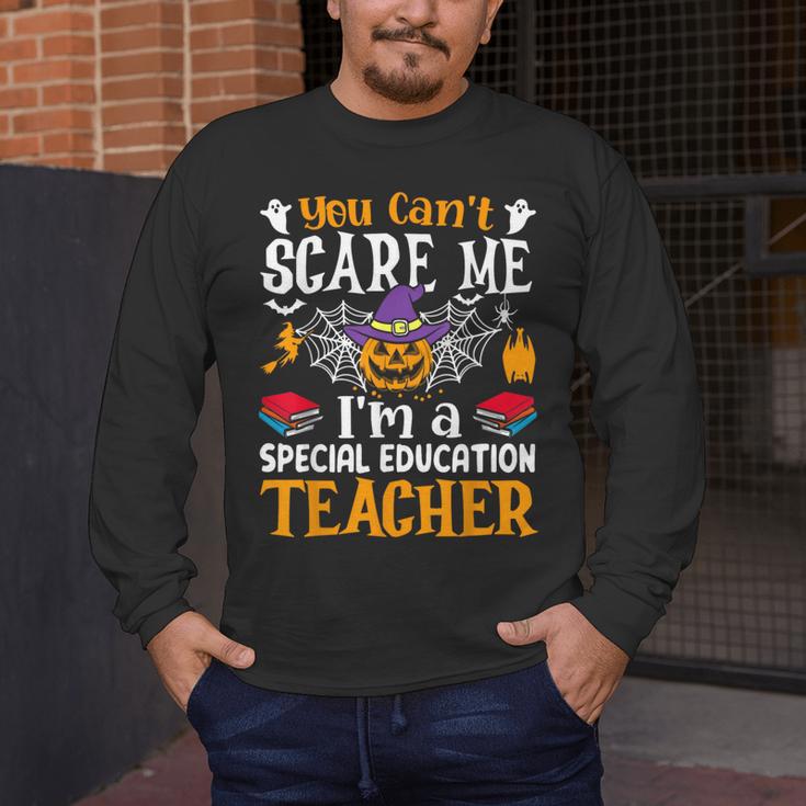 You Can't Scare Me I'm A Special Education Teacher Halloween Men's Long Sleeve T-Shirt, funny design You Can't Scare Me I'm A Special Education Teacher Halloween Men's Long Sleeve T-Shirt, funny design