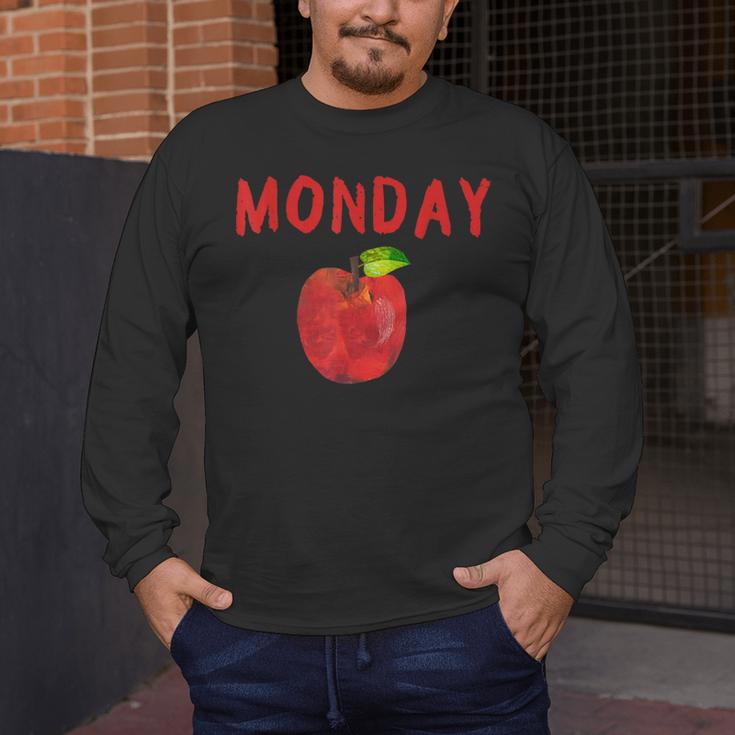 Caterpillar Friday Fruit Kindergarten Teacher Men Women Kids Men's Long Sleeve T-Shirt, funny design Caterpillar Friday Fruit Kindergarten Teacher Men Women Kids Men's Long Sleeve T-Shirt, funny design