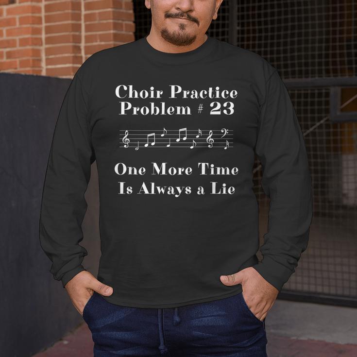 Choir Teacher Shirt Choir Director Vocal Men's Long Sleeve T-Shirt, funny design