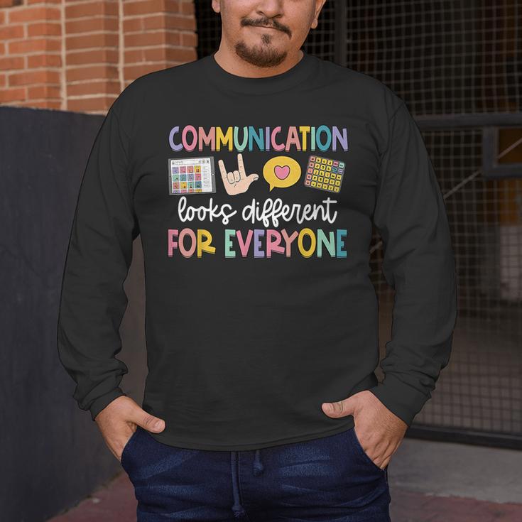Communication Looks Different Tee Shirt Kids -Adults Teacher Animal Print Small Short Sleeve Classic Fit Crew Neck Polyester 100 Men's Long Sleeve T-Shirt, funny design Communication Looks Different Tee Shirt Kids -Adults Teacher Animal Print Small Short Sleeve Classic Fit Crew Neck Polyester 100 Men's Long Sleeve T-Shirt, funny design