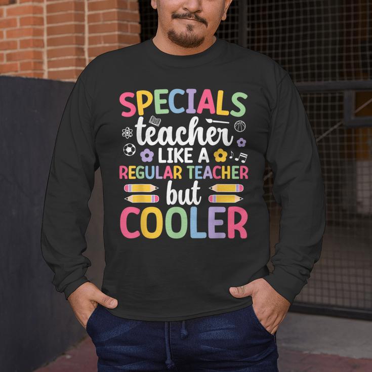 Cool Specials Teacher Specials Team Specials Squad Men's Long Sleeve T-Shirt, funny design Cool Specials Teacher Specials Team Specials Squad Men's Long Sleeve T-Shirt, funny design