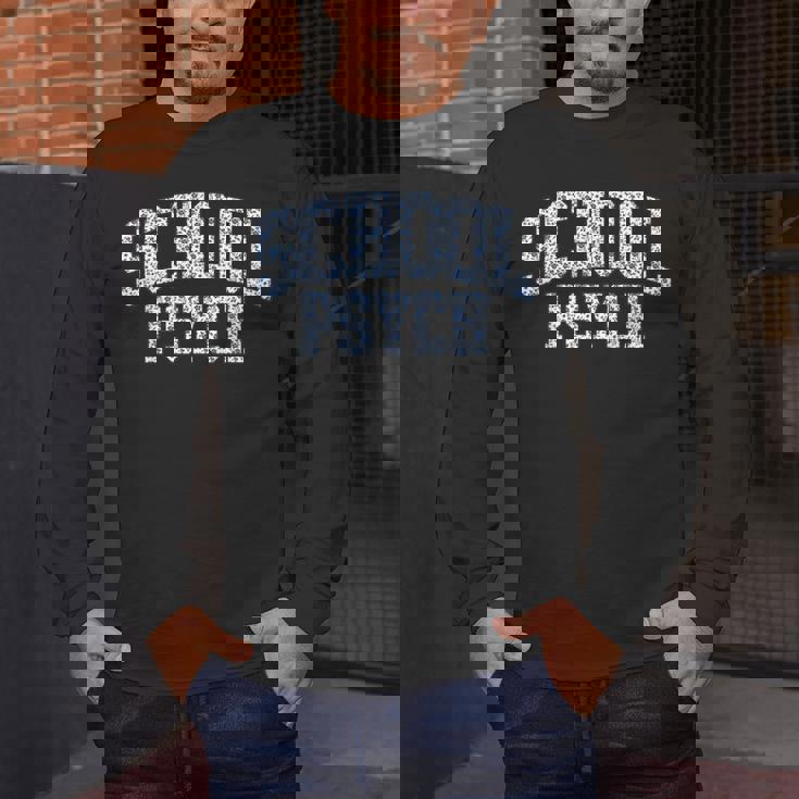 Cute Wildflower School Psych Teacher School Psychologist Men&#x27;s Long Sleeve T-Shirt, funny design