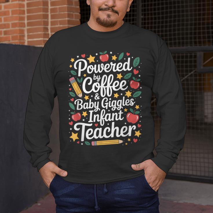 Daycare Provider Infant Teacher Quotes Toddler Teaching Men's Long Sleeve T-Shirt, funny design Daycare Provider Infant Teacher Quotes Toddler Teaching Men's Long Sleeve T-Shirt, funny design
