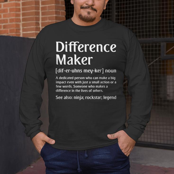 Difference Maker Definition Vintage Teachers Mom Boss Women Men's Long Sleeve T-Shirt, funny design Difference Maker Definition Vintage Teachers Mom Boss Women Men's Long Sleeve T-Shirt, funny design