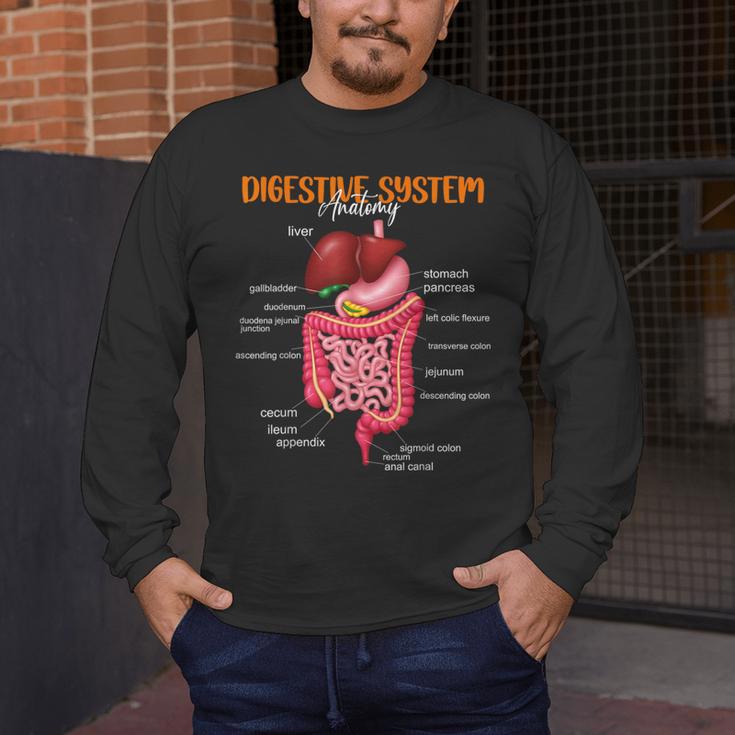 Digestive System Anatomy Anatomical Biology Teacher Men's Long Sleeve T-Shirt, funny design Digestive System Anatomy Anatomical Biology Teacher Men's Long Sleeve T-Shirt, funny design