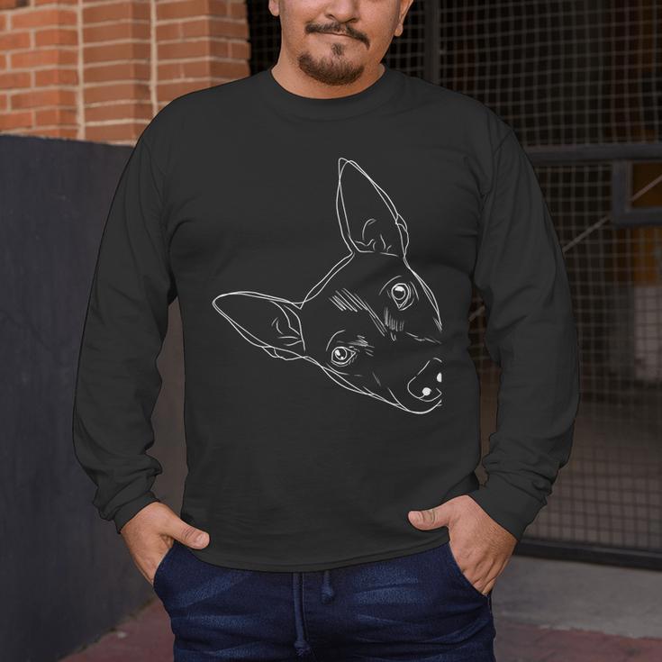 Dog American Hairless Terrier Men's Long Sleeve T-Shirt, funny design