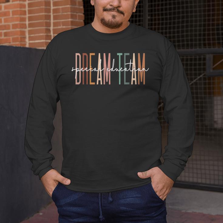 Dream Team Special Education Squad Special Education Teacher Men's Long Sleeve T-Shirt, funny design Dream Team Special Education Squad Special Education Teacher Men's Long Sleeve T-Shirt, funny design