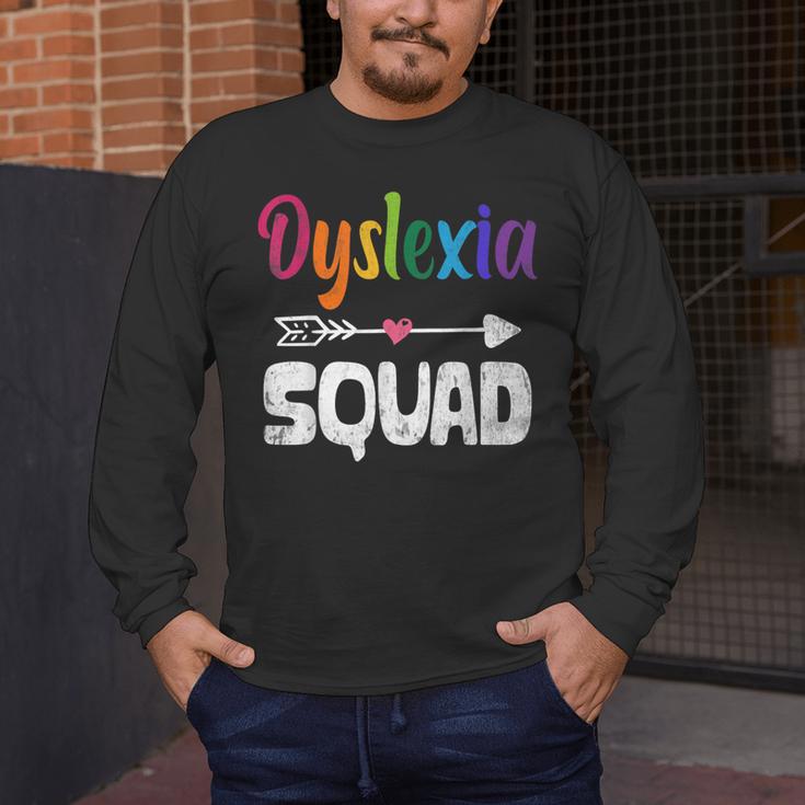 Dyslexia Awareness Month Dyslexia Teacher Therapist Men's Long Sleeve T-Shirt, funny design Dyslexia Awareness Month Dyslexia Teacher Therapist Men's Long Sleeve T-Shirt, funny design