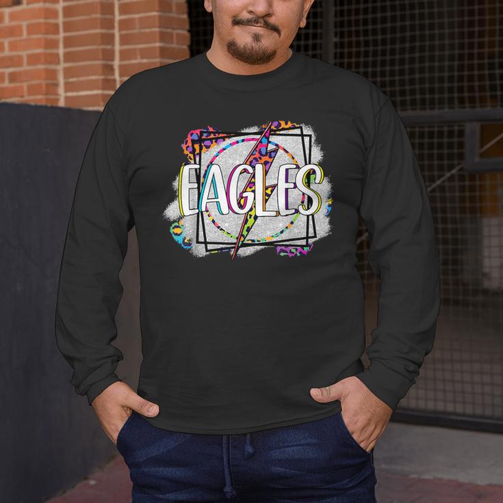 Eagles Teacher School Sports Fan Team Spirit Men's Long Sleeve T-Shirt, funny design Eagles Teacher School Sports Fan Team Spirit Men's Long Sleeve T-Shirt, funny design