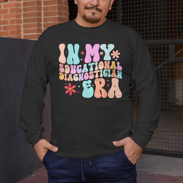 In My Educational Diagnostician Era Learning Support Teacher Men's Long Sleeve T-Shirt, funny design