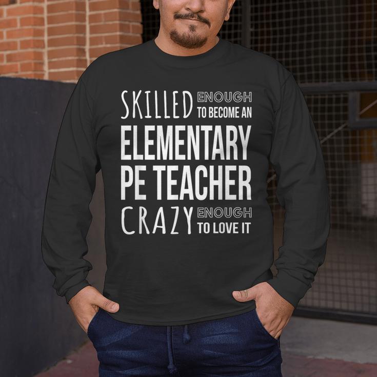 Elementary PE Teacher Tshirt Appreciation Men's Long Sleeve T-Shirt, funny design Elementary PE Teacher Tshirt Appreciation Men's Long Sleeve T-Shirt, funny design