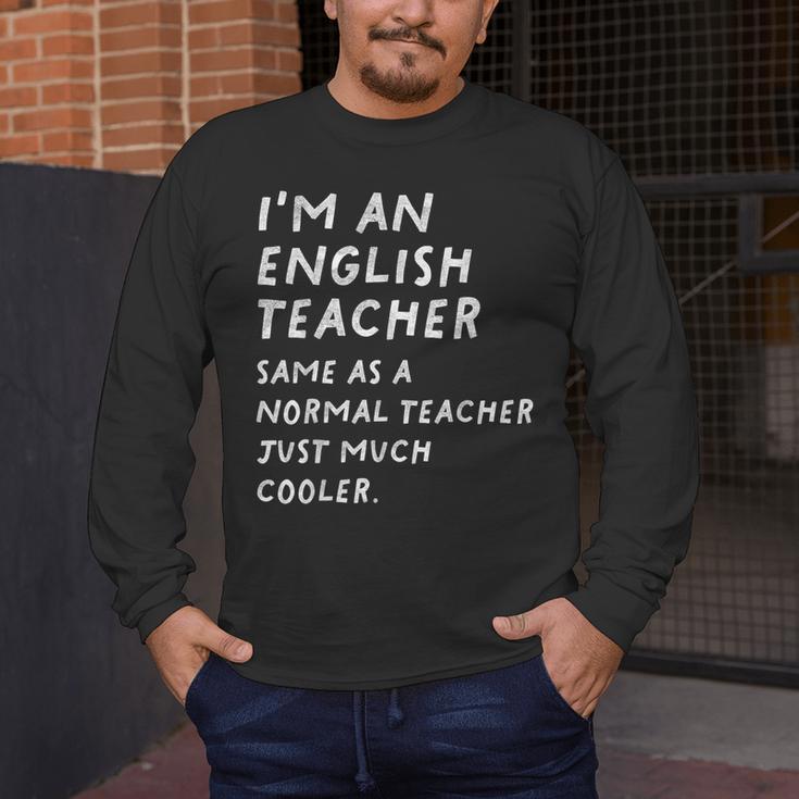 English Teacher Definition Men's Long Sleeve T-Shirt, funny design English Teacher Definition Men's Long Sleeve T-Shirt, funny design