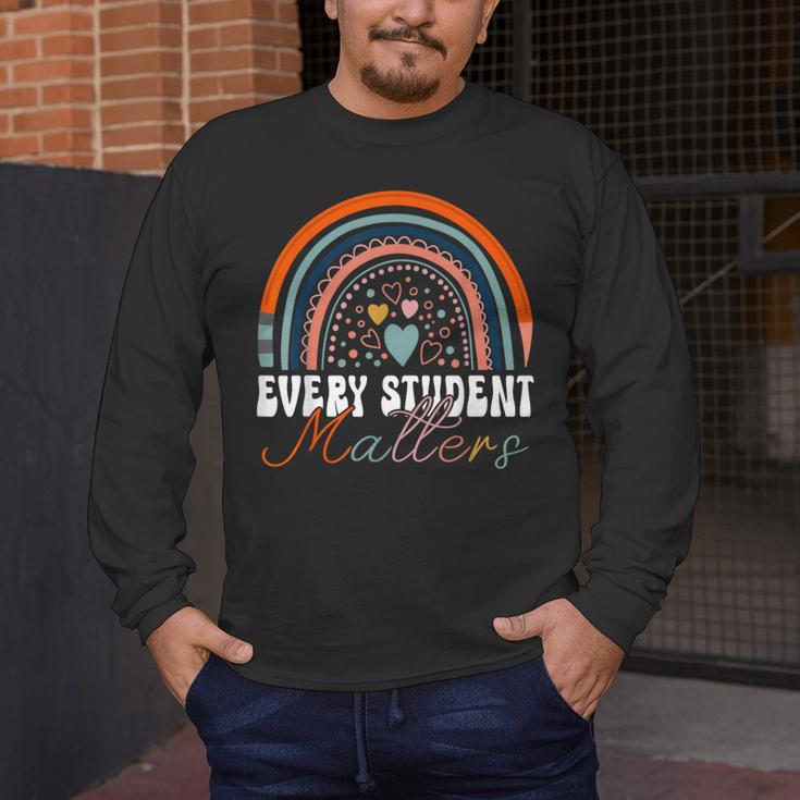 Every Student Matters Paraprofessional Support Teacher Men's Long Sleeve T-Shirt, funny design Every Student Matters Paraprofessional Support Teacher Men's Long Sleeve T-Shirt, funny design