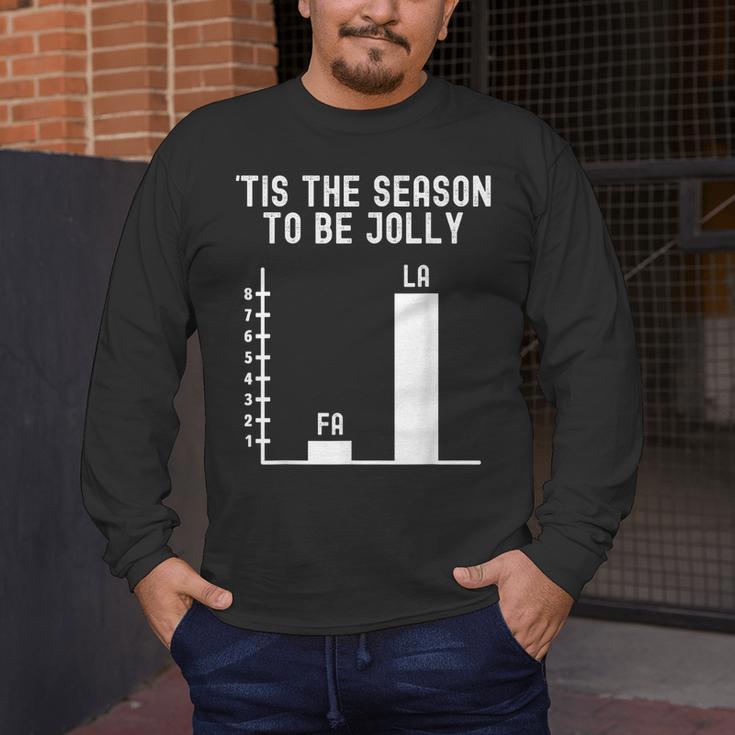 Fa La 8 Math Pun Math Teacher Christmas Men's Long Sleeve T-Shirt, funny design Fa La 8 Math Pun Math Teacher Christmas Men's Long Sleeve T-Shirt, funny design