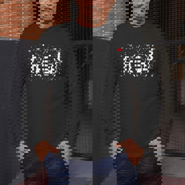 Fa La 8 Shirt Math Teacher Christmas Men&#x27;s Long Sleeve T-Shirt, funny design