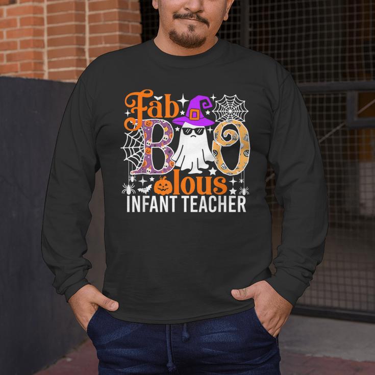 Fab Boo Lous Infant Teacher Halloween Costume Men's Long Sleeve T-Shirt, funny design Fab Boo Lous Infant Teacher Halloween Costume Men's Long Sleeve T-Shirt, funny design