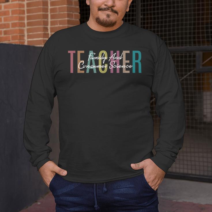 FACS Teacher Family And Consumer Science Teacher Men's Long Sleeve T-Shirt, funny design