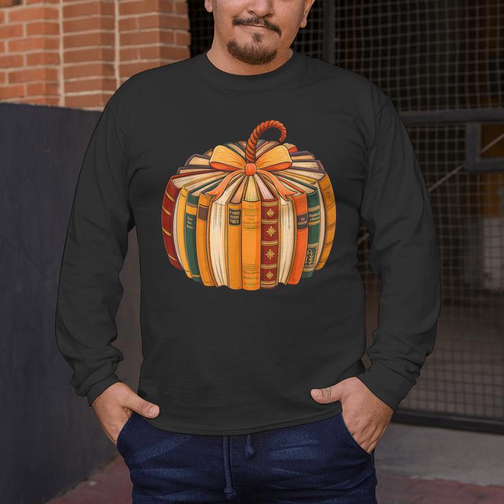 Fall Book Halloween Costume Autumn Pumpkin Teacher Kids Men's Long Sleeve T-Shirt, funny design Fall Book Halloween Costume Autumn Pumpkin Teacher Kids Men's Long Sleeve T-Shirt, funny design