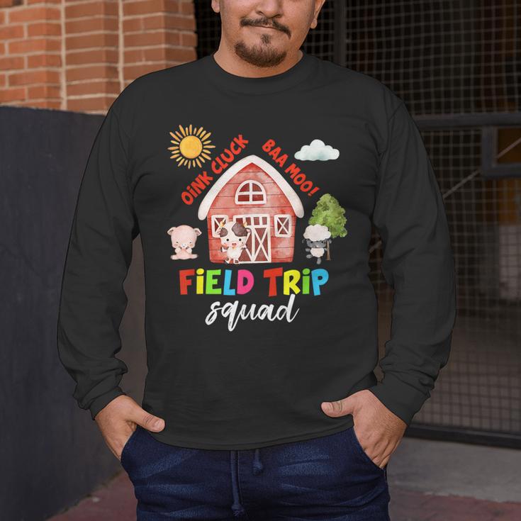 Farm Field Trip Squad Field Day 2025 Teachers Students Men's Long Sleeve T-Shirt, funny design Farm Field Trip Squad Field Day 2025 Teachers Students Men's Long Sleeve T-Shirt, funny design