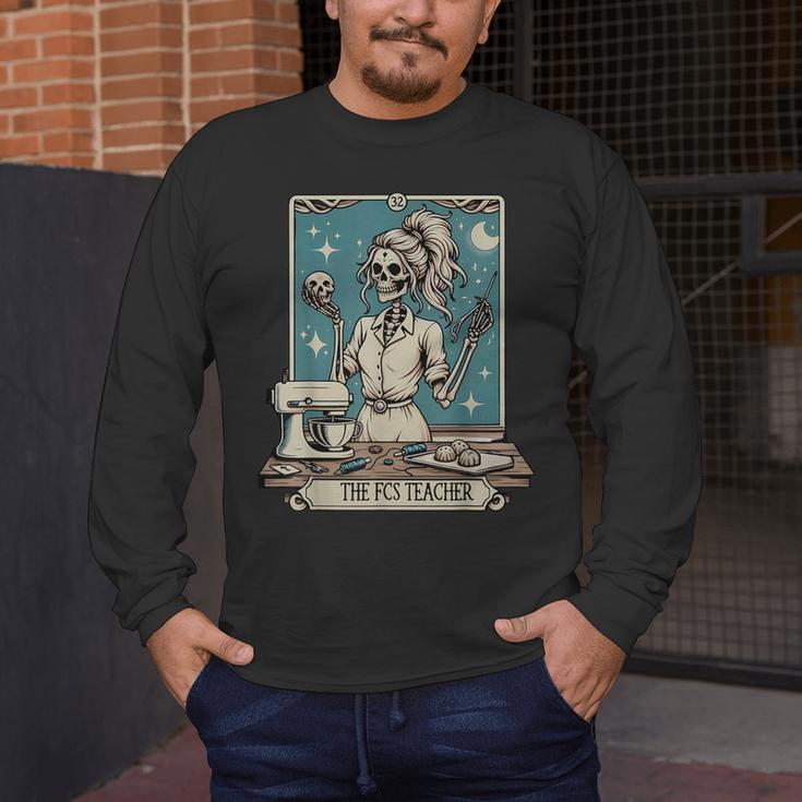 FCS Teacher Skeleton Halloween Family And Consumer Science Men's Long Sleeve T-Shirt, funny design FCS Teacher Skeleton Halloween Family And Consumer Science Men's Long Sleeve T-Shirt, funny design