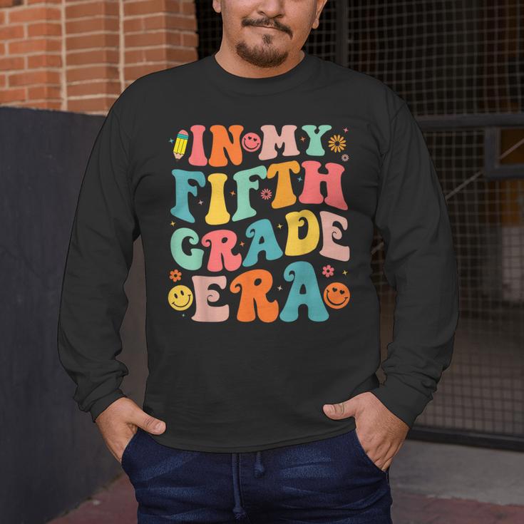 In My Fifth Grade Era 5th Grade Teacher Back To School Men's Long Sleeve T-Shirt, funny design In My Fifth Grade Era 5th Grade Teacher Back To School Men's Long Sleeve T-Shirt, funny design