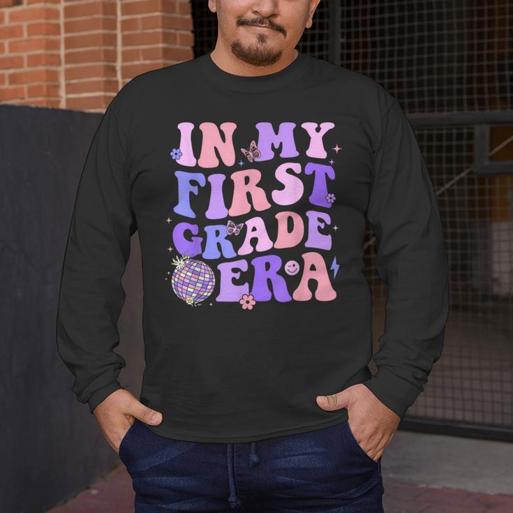 In My First Grade Era 1st Grade Girls Teacher Back To School Men's Long Sleeve T-Shirt, funny design