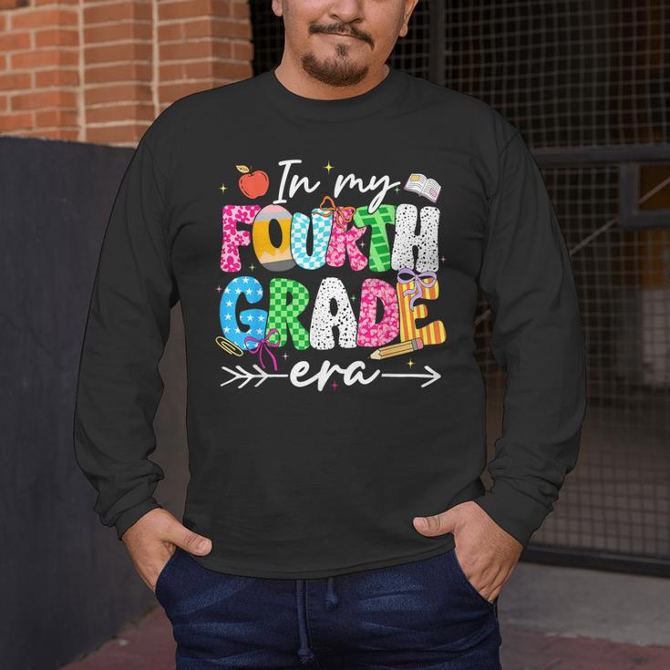 In My Fourth Grade Era 4th Grade Girl Teacher Back To School Men's Long Sleeve T-Shirt, funny design In My Fourth Grade Era 4th Grade Girl Teacher Back To School Men's Long Sleeve T-Shirt, funny design
