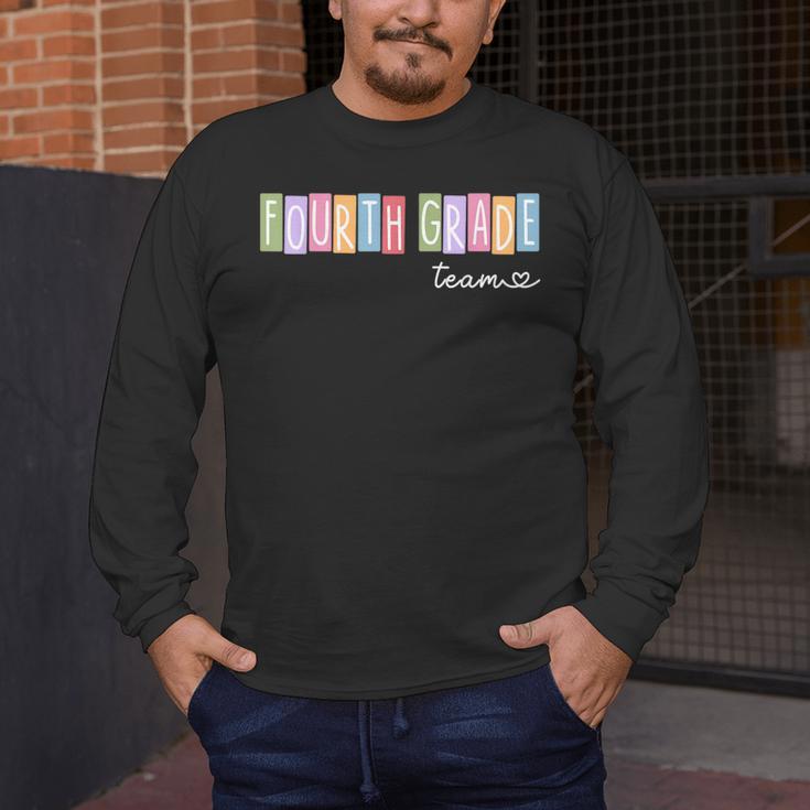 Fourth Grade Team 4th Grade Teacher Girls Boys Men's Long Sleeve T-Shirt, funny design Fourth Grade Team 4th Grade Teacher Girls Boys Men's Long Sleeve T-Shirt, funny design