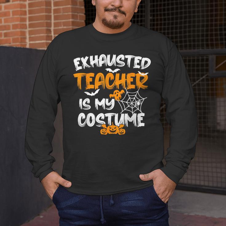 Fun Halloween Sayings Quotes Exhausted Teacher Is My Costume -Adults Short Sleeve Halloween Teacher T-Shirt Small Men's Long Sleeve T-Shirt, funny design Fun Halloween Sayings Quotes Exhausted Teacher Is My Costume -Adults Short Sleeve Halloween Teacher T-Shirt Small Men's Long Sleeve T-Shirt, funny design