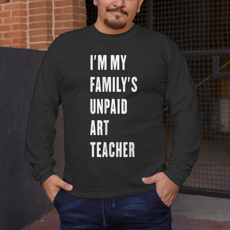 Funny Art Teacher Men's Long Sleeve T-Shirt, funny design Funny Art Teacher Men's Long Sleeve T-Shirt, funny design
